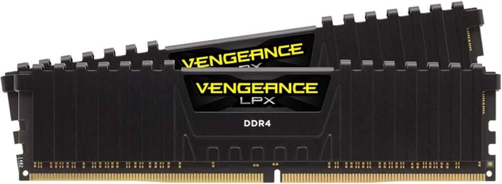 Corsair VENGEANCE LPX DDR4 RAM 32GB (2x16GB) Bis zu 3600MHz CL18 AMD Ryzen Computerspeicher – Schwarz (CMK32GX4M2Z3600C18) Bild 2