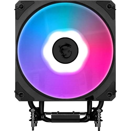 MSI MAG COREFROZR AA13 CPU-Luftkühler – Direct Touch, vier 6-mm-Kupfer-Heatpipes, ARGB, CycloBlade 7, voraufgetragene Wärmeleitpaste, Lüfter mit Rifle-Lager