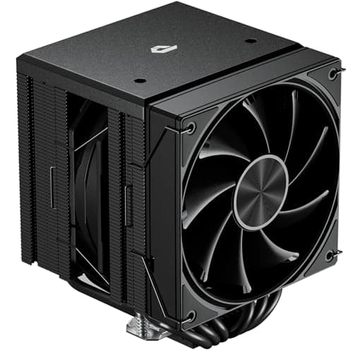 upHere gaming CPU Cooler,Dual Tower 6 Heat Pipes CPU Kühler,2 * 120MM PWM Lüfter,Ohne Entfernen des Lüfters zu Installieren den CPU Kühler,für AMD AM4 AM5/Intel 2011/2066 (X79/X99),PC Kühler,UE2K6. UE2K6-Schwarz Bild 2
