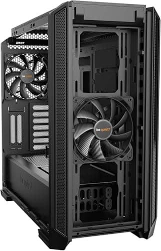 be quiet! Silent Base 601 Window Black PC-Gehäuse, 2X Pure Wings 2 140mm Lüfter, bis 360mm Radiator, E-ATX Mainboard kompatibel Bild 6