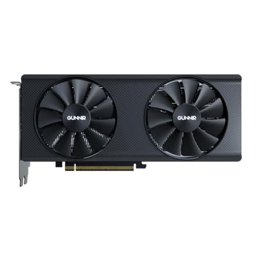 WEELIAO GUNNIR Intel Arc A750 Index Grafikkarte, 2050 MHz Grafikkarte, 8 GB 256-Bit GDDR6, PCIE 4.0, 1 HDMI, 3 DP, 2 Lüfter, TBP 225 W