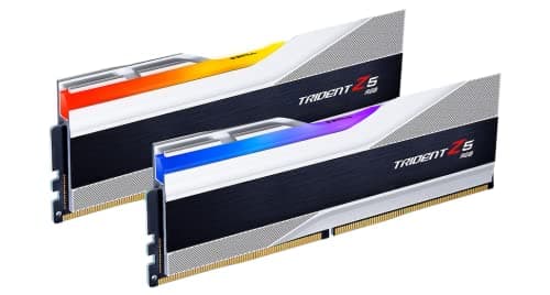 32GB G.Skill DDR5 Trident Z5 RGB 5600MHz CL36 1.20V Dual Channel Kit 2X 16GB Silver Bild 4