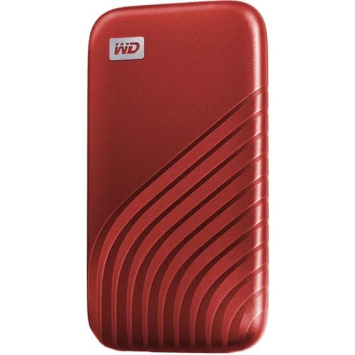 WD My Passport SSD 2 TB mobiler SSD Speicher (NVMe-Technologie, USB-C und USB 3.2 Gen-2 kompatibel, Lesen 1050 MB/s, Schreiben 1000 MB/s) Rot 1000MB/s 2 TB Rot SSD Bild 8