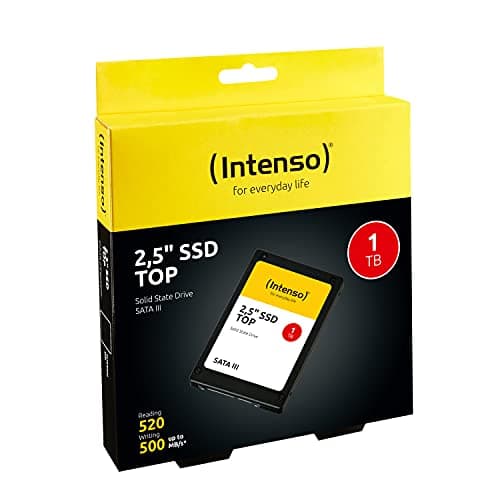 Intenso Interne 2,5" SSD SATA III Top, 1 TB, 550 MB/Sekunden, Schwarz, Festkörper-Laufwerk & Speed Line, 64GB Speicherstick, USB-Stick 3.2 Gen 1x1, schwarz Bild 6