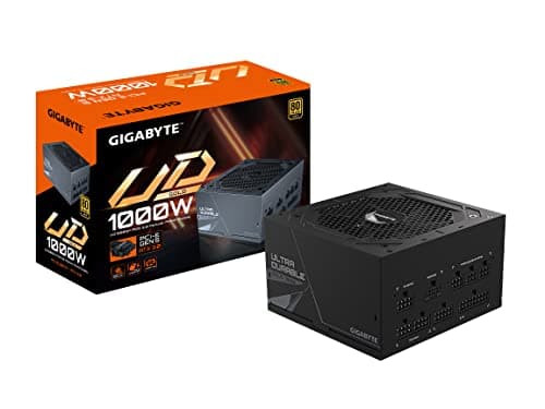 GIGABYTE GP-UD1000GM-PG5 Modulares Netzteil, 80 Plus, Gold, 1000 W, Schwarz