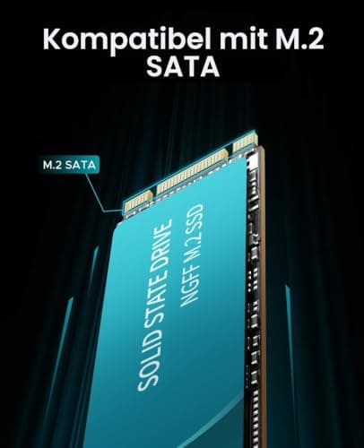 PHIXERO M.2 SATA SSD 2280 2TB, NGFF SATA III Interne SSD Festplatte, bis zu 500MB/s, kompakte Speicherlösung für Laptop, Desktop Bild 8