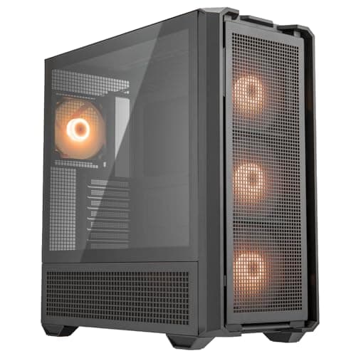 Cougar MX600 RGB Mesh High Airflow Full Tower Gaming Gehäuse – Schwarz Bild 4