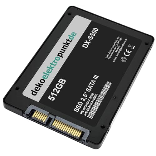 512GB SSD Festplatte passend für MSI X299 Tomahawk AC Mainboard, Alternatives Ersatzteil 2,5" Zoll SATA3 Bild 4