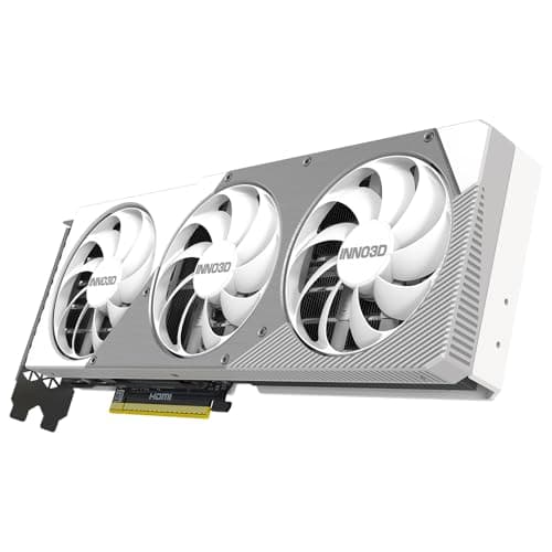 INNO3D NVIDIA GeForce RTX 5070 Ti X3 OC White 16GB GDDR7 Gaming Graphics Card (Triple Fan, 2 Slot, White, Reflex 2 RTX AI DLSS4) Bild 8