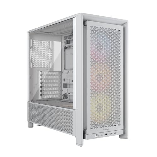 CORSAIR Frame 4000D RS ARGB Modulares Mid-Tower ATX PC-Gehäuse – Weiß Bild 2