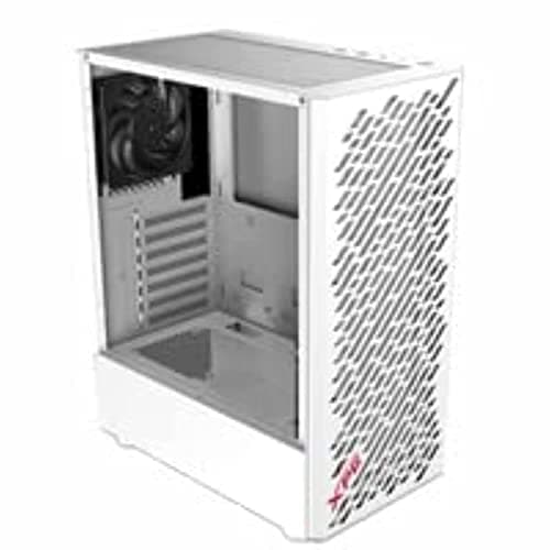 XPGTorreGamingValorAIRWhite gehärtetes Glas