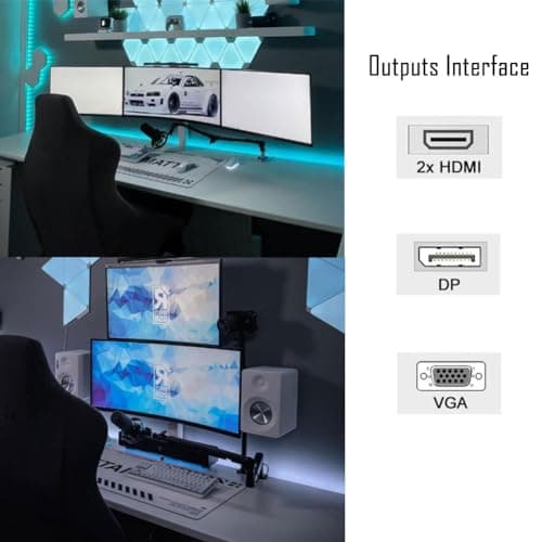 GT 730 4GB Grafikkarte, 2 HDMI, DisplayPort, VGA, DDR3 64-bit, Low Profile Grafikkarten PC, Computer GPU, Low Power, PCI Express x8, DirectX 12 GT 730 4GB 64-bit Bild 7