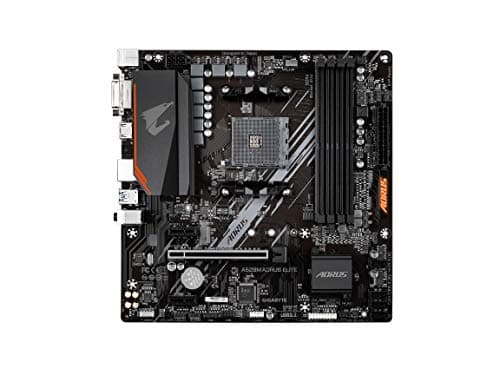 Gigabyte A520M AORUS Elite (AMD Ryzen AM4/MicroATX/5+3 Phases Digital PWM/Gaming GbE LAN/NVMe PCIe 3.0 x4 M.2/2 Display Interfaces/Q-Flash Plus/RGB Fusion 2.0/Motherboard) Bild 4