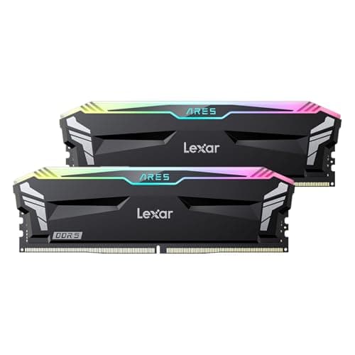 Lexar RGB DDR5 RAM 32GB Kit (2x16GB) 6800MHz CL34, 288pin UDIMM PC Gaming Computer Speicher, Desktop DRAM für XMP 3.0, AMD EXPO, CL34-45-45-108, 1.4V Bild 2