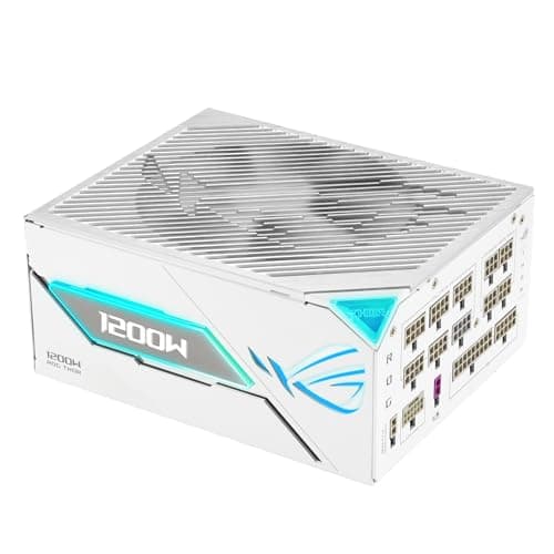 ASUS ROG Thor 1200W Platinum III White Equalizer ATX Gaming Netzteil (ROG Equalizer 12V-2x6 PCIe Stromkabel, GaN-MOSFET, OLED Display, 80 Plus & Cybenetics Zertifizierung, ATX 3.1, PCIE 5.1, Weiß) Bild 4