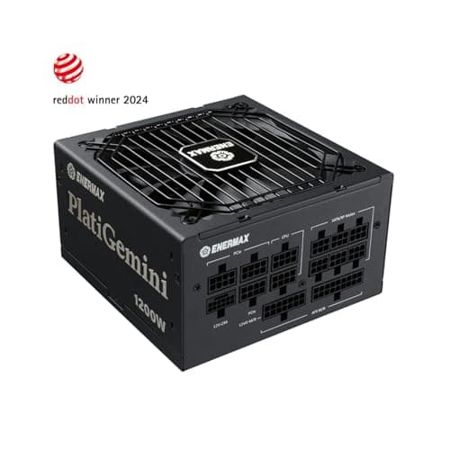 ENERMAX PlatiGemini ATX 3.1 & ATX12VO Hybrid-Netzteil 1200W 80PLUS Platinum (Vollmodulares, 12V-2x6, 60% Semi-Fanless) inkl. WireView GPU; EGN1200P Bild 4