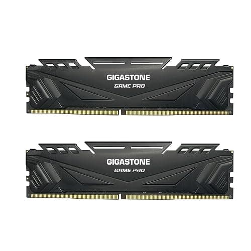 【DDR4 RAM】 GIGASTONE Game PRO 16GB Kit(2x8GB) DDR4 3200MHz PC4-25600 CL16-18-18-40 Intel XMP 2.0 AMD Ryzen 1.35V UDIMM 288Pin Nicht-ECC ungepuffert Desktop Hochleistung Arbeitsspeicher-Weiß 2x8GB White DDR4 3200 MHz für Desktop (HS) Bild 3
