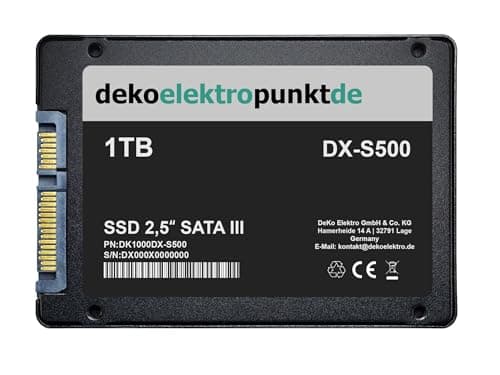 1TB SSD Festplatte passend für MSI MAG Z590 Tomahawk WiFi Mainboard, Alternatives Ersatzteil 2,5" Zoll SATA3 Bild 2
