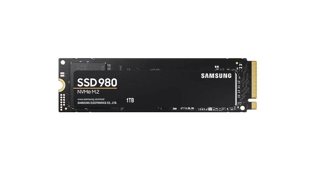 Samsung 980 NVMe M.2 SSD, 1 TB, PCIe 3.0, 3.500 MB/s Lesen, 3.000 MB/s Schreiben, Interne SSD für Gaming und Alltagsanwendungen, MZ-V8V1T0BW Bild 2
