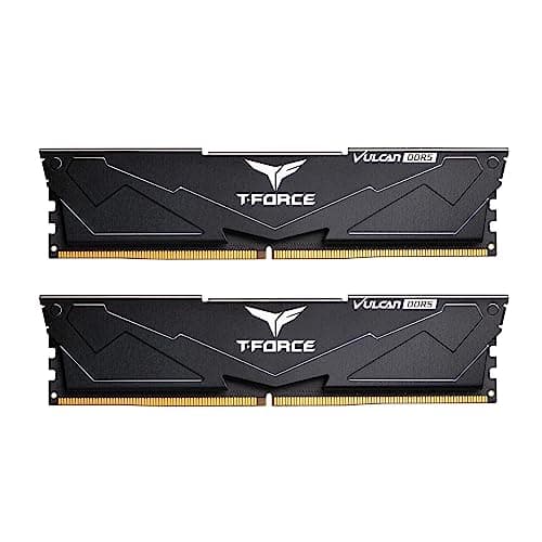 RAM Team D5 6000 32GB C30 Vulcan Black K2 32GB(2x16GB) DDR5 6000 MHz 30-36-36-76 Black Bild 2