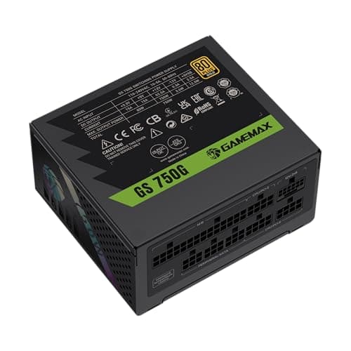 GAMEMAX GS 750G SFX Netzteil PC 750W, Vollmodular, 80 Plus Gold, Hochwertige Japanische Kondensatoren, FDB Lüfter, APFC+LLC+DC-DC, 9 Schutzfunktionen, 5 Jahre Garantie, Schwarz Bild 8