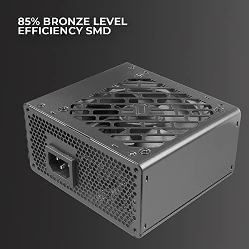 Tacens Anima APSIII500, Netzteil PC SFX 500W, SMD Technologie 85% Bronze 12V, Ultraleiser 9cm Lüfter, Schwarz Bild 4