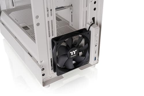 Thermaltake Retro 260 TG Micro Tower | M‑ATX Gehäuse | Retro‑Frontpanel | 4‑mm Tempered Glass | Bis zu 280‑mm AIO Support | Platz für 9× 120‑mm Lüfter | USB‑C | Beige Bild 6