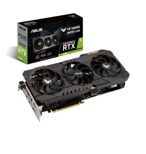 ASUS TUF GeForce RTX 3090 24 GB Gaming Grafikkarte (Nvidia Ampere, PCIe 4.0, DLSS, Raytracing, GDDR6X Speicher, 2x HDMI 2.1, 3x DisplayPort 1.4a, TUF-RTX3090-24G-GAMING)