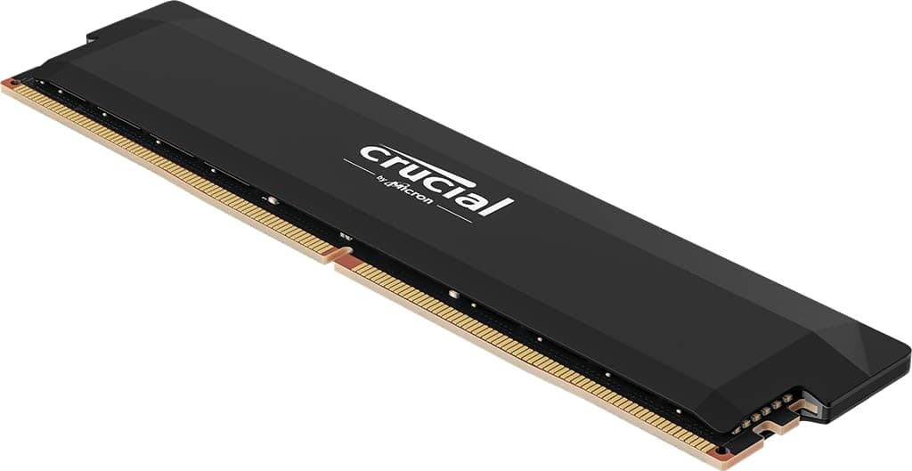 Crucial Pro - DDR5 - Modul - 16 GB - DIMM 288-PIN - 3200 MHz / PC5-51200 - CL38-1.35 V - ungepuffert - on-die ECC - Schwarz
