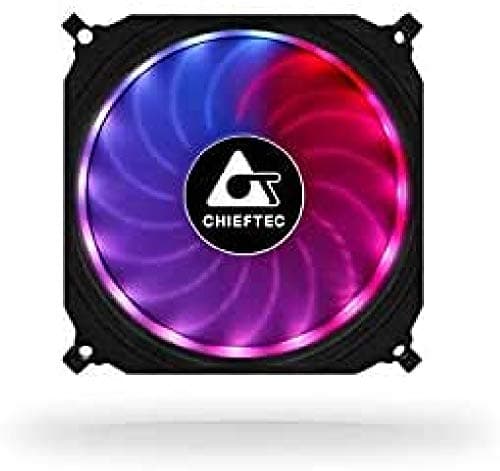 Chieftec CF-1225RGB - PC-Ventilator (Computergehäuse, Lüfter, 12 cm, 1200 U/min, 16 dB, 53 cfm)