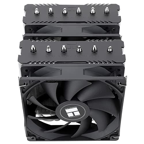 Thermalright TR Peerless Assassin 120 SE CPU Luftkühler, 6 Heat Pipes Kühler, Dual 120mm TL-C12C PWM Lüfter,Aluminium Kühlkörper Abdeckung,AGHP Technologie, für AMD AM4/AM5 Intel 1700/115X/1851/1200 Schwarz-PA120 SE Bild 6