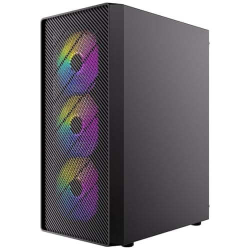 ANTEC AX26 RGB Elite PC Gehäuse Midi Tower Gaming ATX, schwarz Bild 2