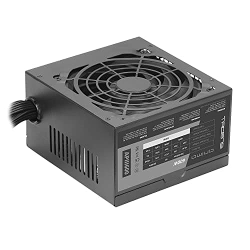 Tacens Anima APIII600, PC-Netzteil ATX 600W, SMD-Technologie 85% Bronze 12V, Ultraleiser Lüfter 120mm, Premium Strukturierte Kabel, Schwarz Bild 4