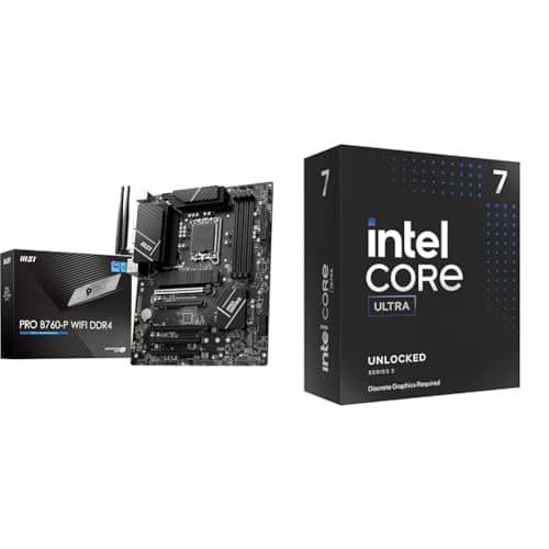 MSI PRO B760-P WiFi DDR4 Mainboard + Intel® Core™ Ultra 7 265KF Prozessoren 20 cores PRO B760-P WIFI DDR4 Core Ultra 7 265KF Bild 2