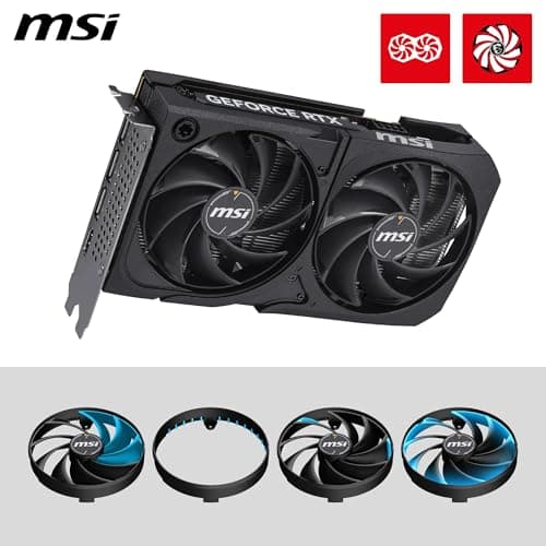 MSI GeForce RTX 5050 8G Shadow 2X OC - 8GB GDDR6 (20Gbps/128-bit), PCIe 5, Boost: 2602 Hz, HDMI 2.1b, DisplayPort 2.1b Bild 8