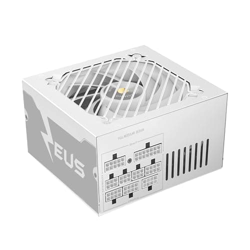 Mars Gaming MPZE750SIM, Modulares ATX Netzteil 750W, 10 Jahre Garantie, 80 Plus Silver +87%, 14 cm FDB Lüfter, AI2-RPM- und DC-DC-Technologien, Japanische Toshin Kyogo 105° Kondensatoren, Weiß Bild 2