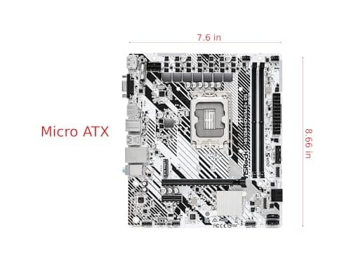 Carte+M%C3% A8re+ASRock+H610M-HDV%2FM.2%2B+DDR5+%28Intel+LGA+1700%29+Micro+ATX Bild 4
