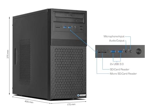 Ankermann Business Office Work V1 | Intel Core i5-10400F | Nvidia GeForce GT 730 4GB | 16GB RAM | 480GB NVMe SSD | Windows 11 | WLAN | MS Office 2024 Bild 6
