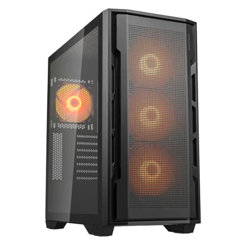 Cougar Uniface RGB Mid Tower Black Gehäuse mit 4 x ARGB-Lüftern