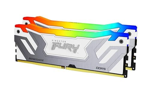 Kingston FURY Renegade Weiß RGB XMP 48GB 8400MT/s DDR5 CL40 CUDIMM Desktop Gaming Speicher - KF584CU40RWAK2-48