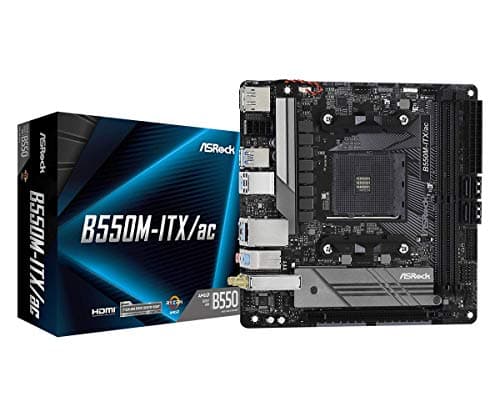 ASRock B550M-ITX/AC Mainboard mit AMD AM4 RyzenTM/Future AMD RyzenTM Prozessoren der 3. Generation, 700W Bild 2
