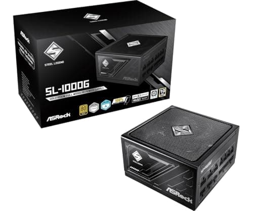 ASRock Steel Legend PC-Netzteil, 1000W, ATX, 80+ Gold-Zertifizierung