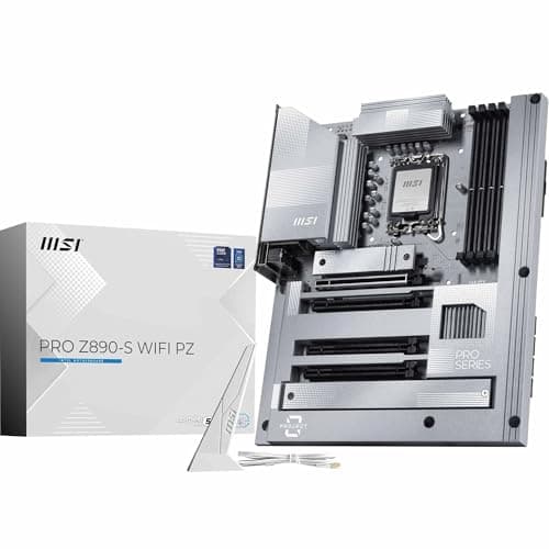 MSI PRO Z890-S WiFi PZ Mainboard, Back-Connect ATX – Unterstützt Intel Core Ultra Prozessoren (Series 2), LGA 1851 – DDR5 Memory Boost (8600+ MT/s OC), PCIe 5.0 x16, M.2 Gen5, Wi-Fi 7, 2,5G LAN