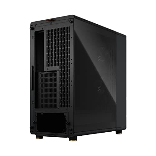 Fractal Design North ATX Mid-Tower PC-Gehäuse - Holzfront | Tempered Glass Seitenpanel, zwei 140-mm-Lüfter enthalten, USB-C, Airflow optimiert für Gaming PC North Black TG Dark Bild 4