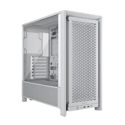 CORSAIR Frame 4000D Modulares Mid-Tower ATX PC-Gehäuse – Hoher Luftstrom, InfiniRail™ Ventilator-Montagesystem, ASUS BTF, MSI Project Zero, Gigabyte Project Stealth – Weiß FRAME 4000D Weiß Bild 2