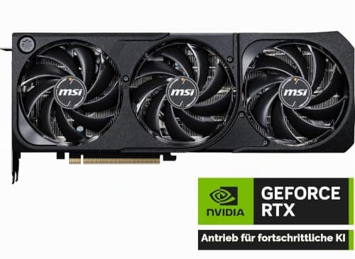 MSI Gaming RTX 5070 TI 16G Shadow 3X OC Grafikkarte (16GB GDDR7, 256-Bit, Extreme Performance:2497MHz, DisplayPort x3 2.1a, HDMI 2.1b, NVIDIA Blackwell Architecture) Bild 4