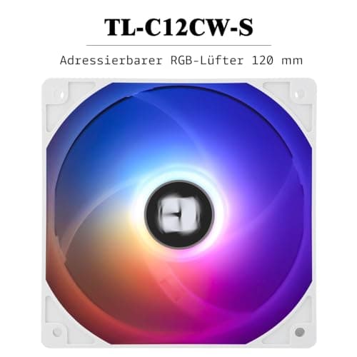 TR AssassinX120 SE WHITE ARGB CPU-Luftkühler, 4 Heatpipes, TL-C12CW-S PWM Quiet Fan CPU Cooler mit S-FDB-Lager, für AMD AM4 AM5 / Intel 1700/1150/1151/1200, PC-Kühler AX120 SE White ARGB Bild 6