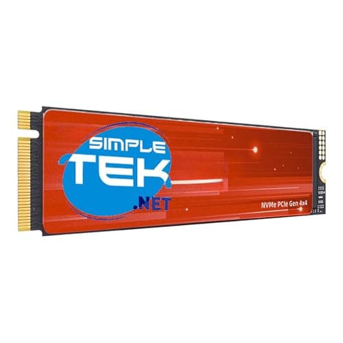 SIMPLETEK - Solid State Drive SSD 2 TB M.2 NVMe PCIe Gen 4x4 2280 - Extreme Leistung für Gaming Kompatibel mit PlayStation 5 Bild 4