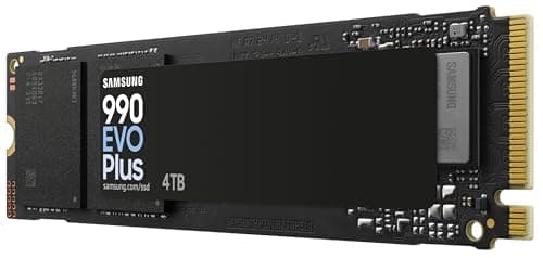 Samsung 990 EVO Plus NVMe M.2 SSD 4 TB, PCIe 4.0 x4 / PCIe 5.0 x2, NVMe 2.0 (2280), 7.250 MB/s Lesen, 6.300 MB/s Schreiben, Interne SSD für Gaming und Grafikbearbeitung, MZ-V9S4T0BW Bild 3
