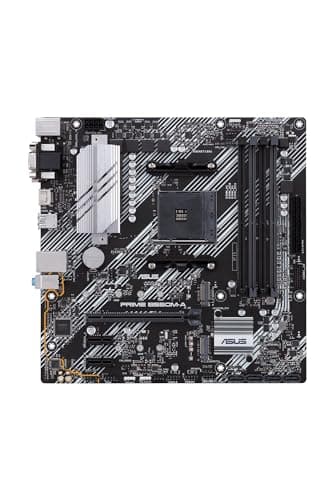 ASUS Prime B550M-A Gaming Mainboard Sockel AM4 (Micro ATX, Ryzen, PCIe 4.0, 2X M.2, 1Gbit/s-Ethernet, SATA 6Gbit/s, USB 3.2 Gen 2 Typ-A, Unterstützung für Aura Sync RGB Header) Bild 4